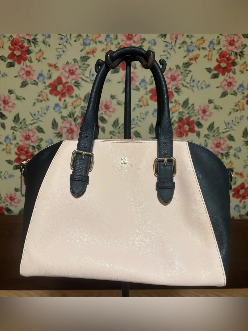 Kate Spade Bag Cove Street Colorblock Pippa Satchel Pink Black